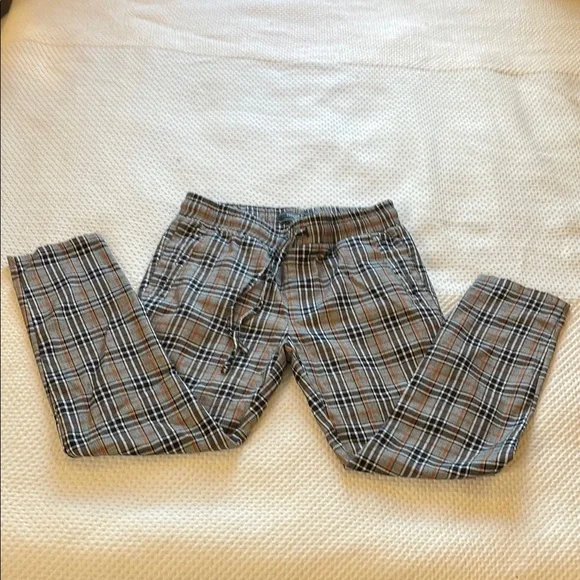 Forever 21 Blue and Brown Joggers with Elastic Waistband - Picture 5 of 7